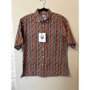 Yiume NEW Men's Hawaiian Button Down Shirt Short Sleeve Size Small